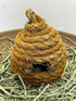 Primitive Farmhouse Wax Dipped Cinnamon Dusted Bee Skep Hive 4" - The Primitive Pineapple Collection