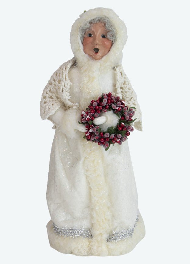 Byers Choice Carolers Christmas Sparkling Mrs Claus 3233W - The Primitive Pineapple Collection