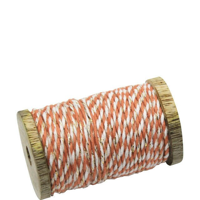 Farmhouse Country Craft Wood Spool w/ Bakers Twine Crafts Bowl Filler - The Primitive Pineapple Collection