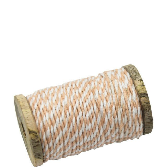 Farmhouse Country Craft Wood Spool w/ Bakers Twine Crafts Bowl Filler - The Primitive Pineapple Collection