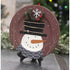 Primitive Farmhouse Christmas Folk art Snowman Goodie Hat Plate 11.5" - The Primitive Pineapple Collection