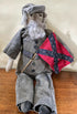 Primitive Americana Patriotic Americana Civil War Confederate Soldier Doll - The Primitive Pineapple Collection