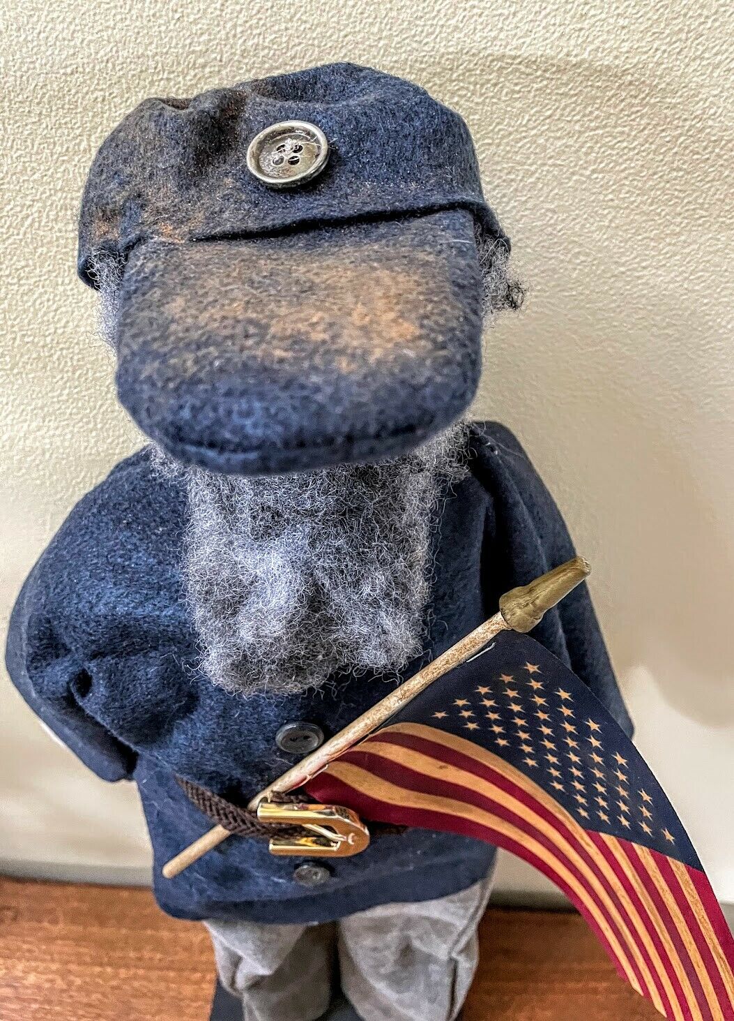 Primitive Early American Patriotic Americana Civil War Union Soldier Doll - The Primitive Pineapple Collection