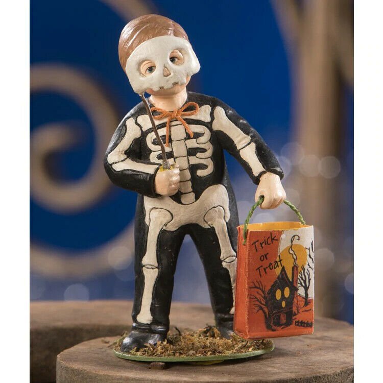 Bethany Lowe Halloween Grim Skeleton Boy TD9051 - The Primitive Pineapple Collection