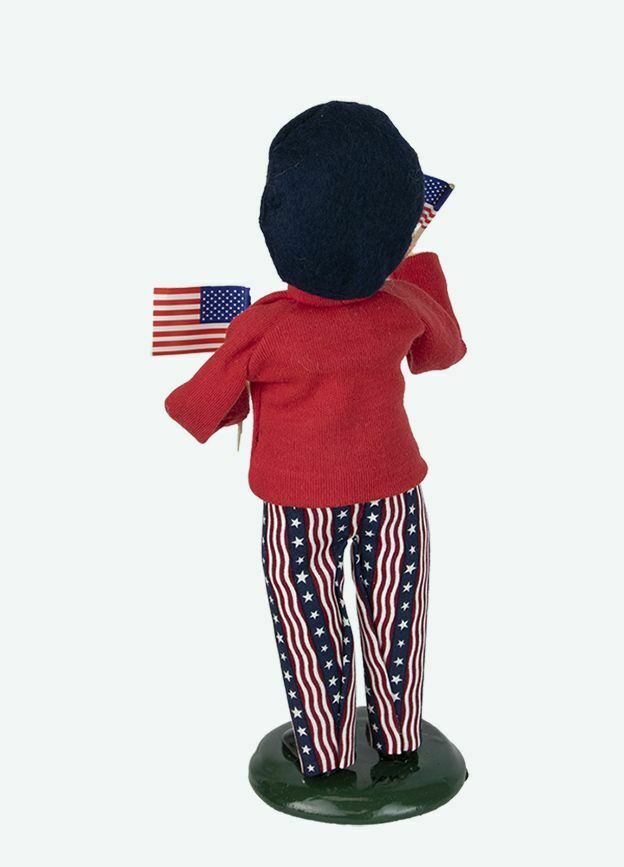 Colonial Byers Choice Patriotic Boy 5146 Authorized Dealer - The Primitive Pineapple Collection