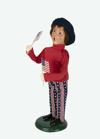 Colonial Byers Choice Patriotic Boy 5146 Authorized Dealer - The Primitive Pineapple Collection