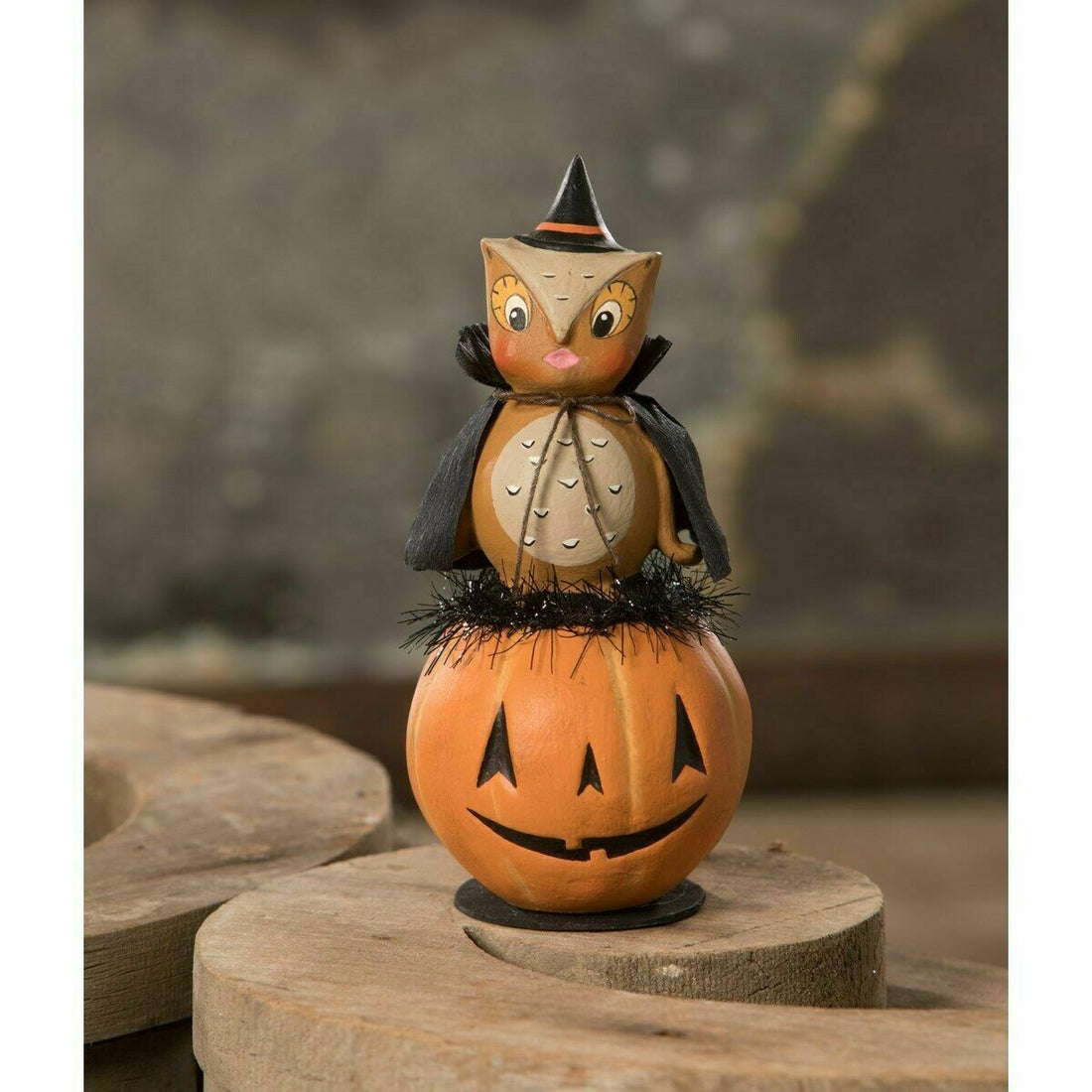 Bethany Lowe Halloween Hoot Owl On Jack O&