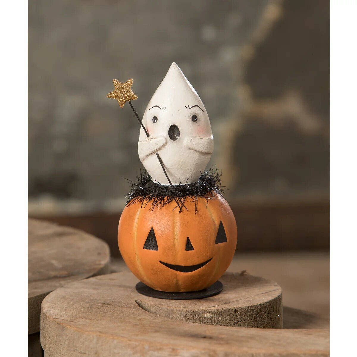 Bethany Lowe Halloween Spooked Ghost in Jack O&