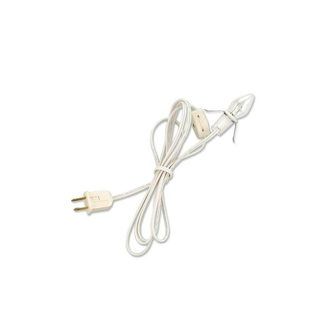 Bethany Lowe Christmas/Halloween Light Cord White w/clear Bulb LT3894 - The Primitive Pineapple Collection