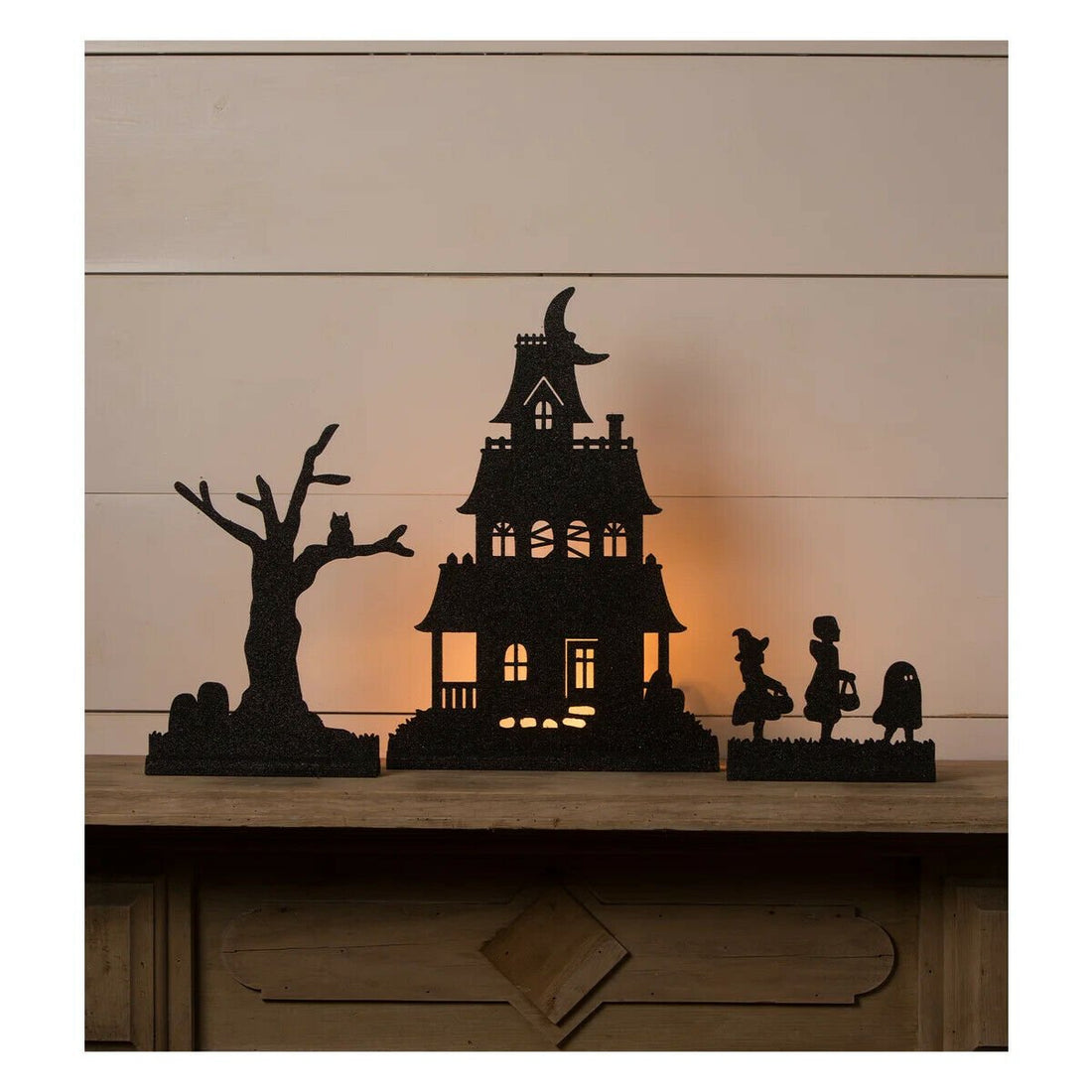 Bethany Lowe Halloween Village Silhouette Dummy Boards S3 Vintage Retro RL0842 - The Primitive Pineapple Collection