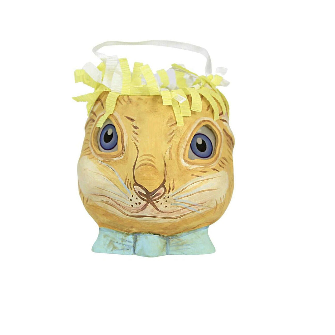 ESC Easter Beau Bunny bucket, Folk Art, 43032 - The Primitive Pineapple Collection