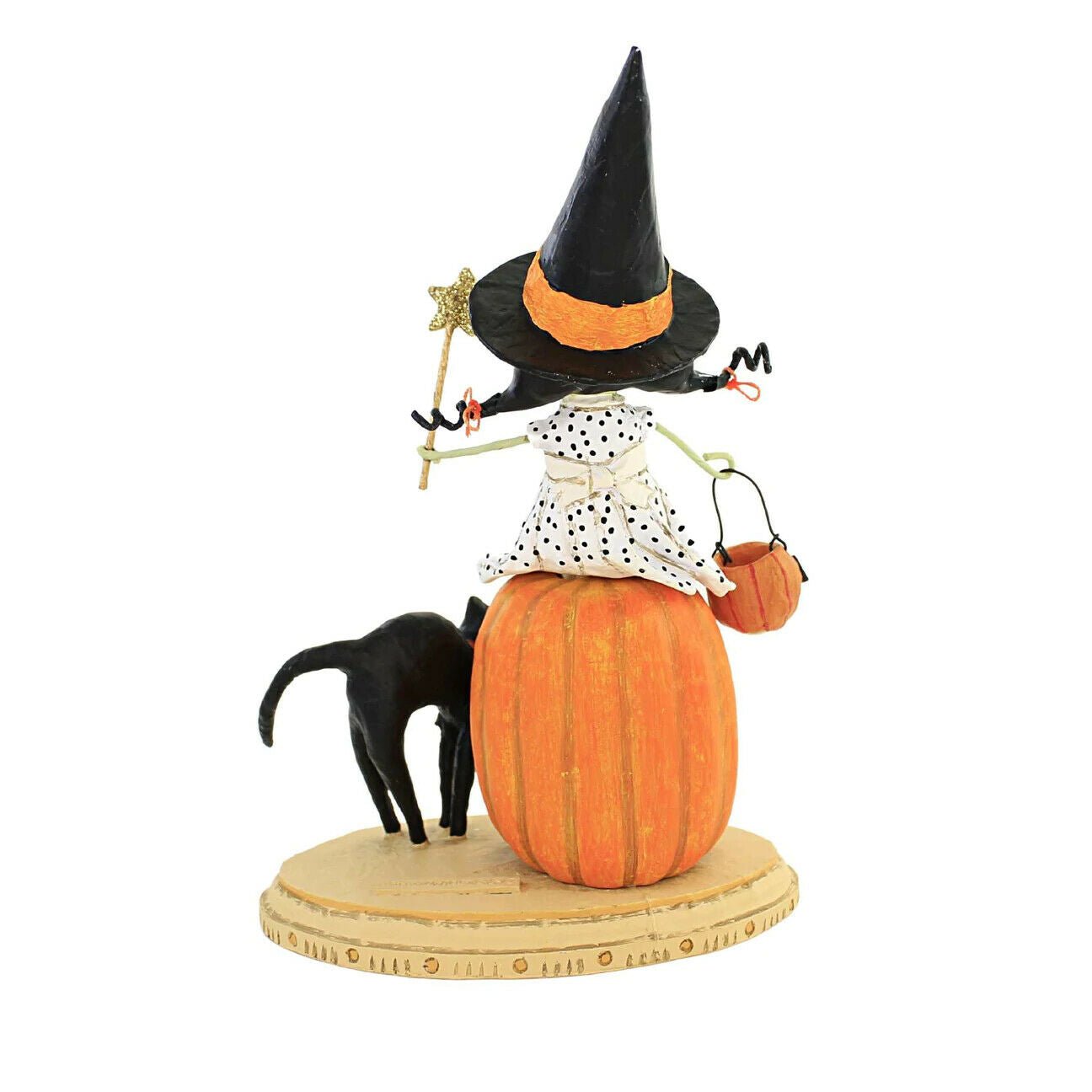 ESC Halloween Bewitched Black Cat and Witch Lori Mitchell 14474 - The Primitive Pineapple Collection