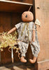 Primitive Halloween Fall Lewis Pumpkin Scarecrow Man Doll 18" - The Primitive Pineapple Collection