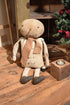 Primitive Christmas Farmhouse Smilin Sam Snowman Doll 18" - The Primitive Pineapple Collection