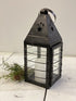 Primitive Farmhouse Metal Franklin Pillar Candle Lantern Early American 14" - The Primitive Pineapple Collection