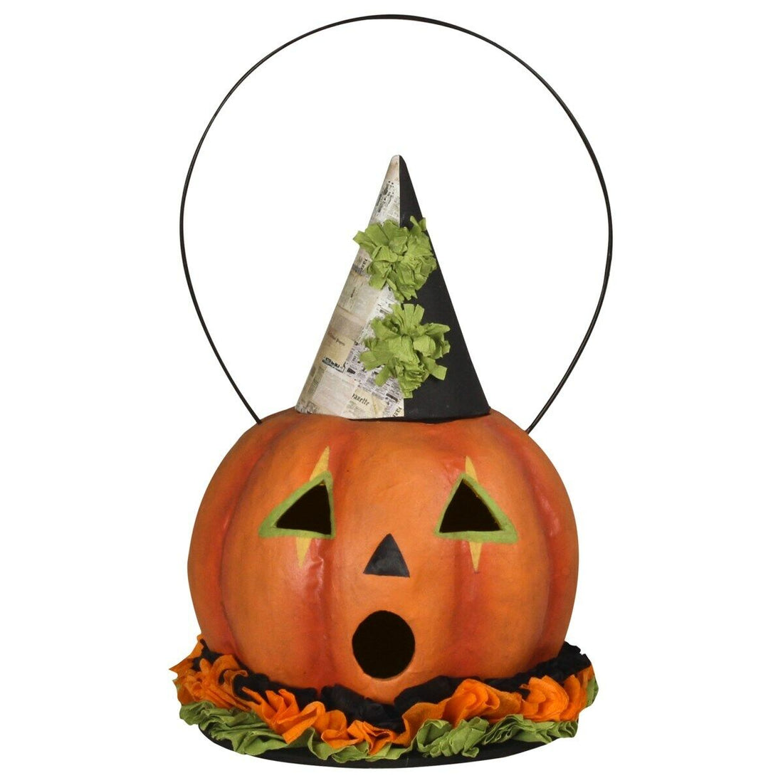 Bethany Lowe Halloween Silly Jack O’Lantern Halloween Bucket TJ7783 - The Primitive Pineapple Collection