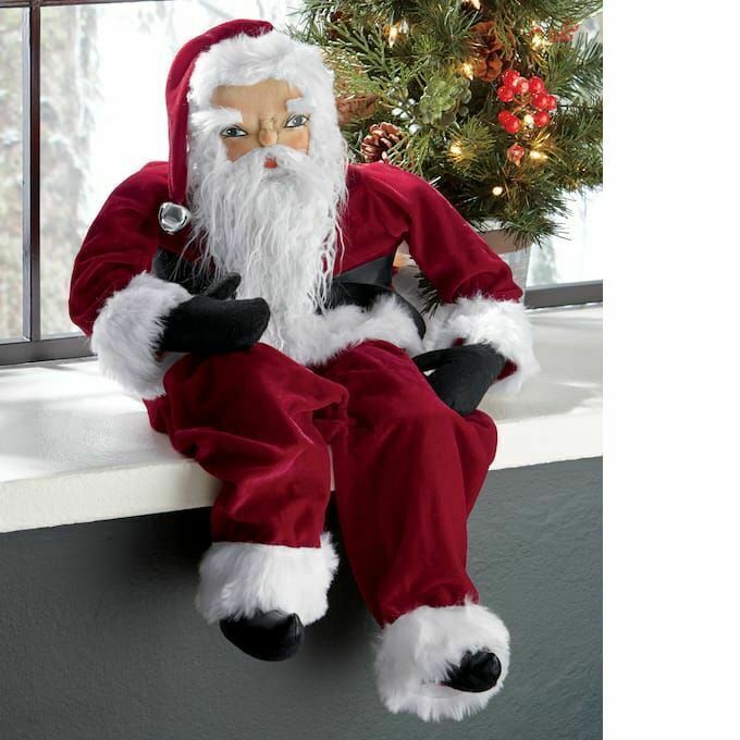Christmas Collectable Gathered Traditions Whittaker Santa 26" Joe Spencer - The Primitive Pineapple Collection