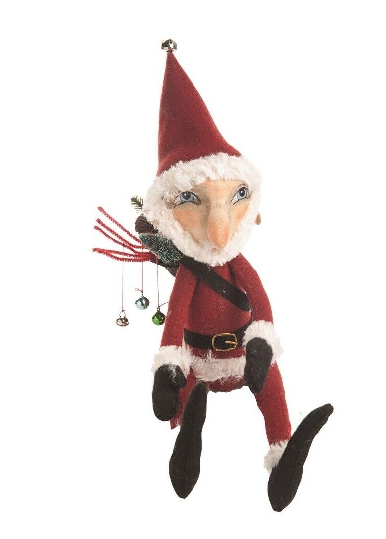 Christmas Collectable Gathered Traditions Maguire Santa Joe Spencer 16" - The Primitive Pineapple Collection