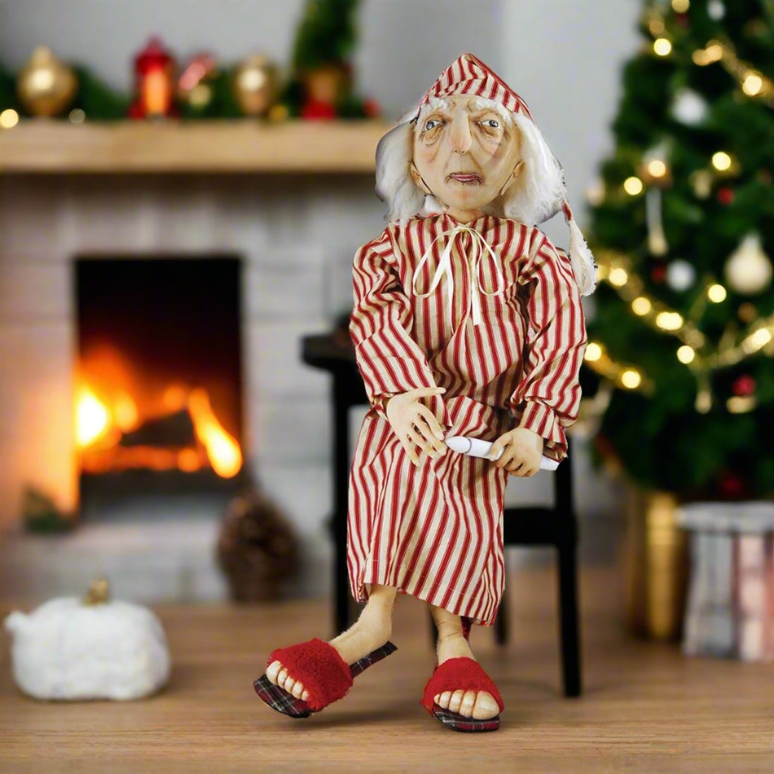 Christmas Gathered Traditions Ebenezer Scrooge Joe Spencer 35" - The Primitive Pineapple Collection