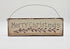 Primitive Farmhouse Merry Christmas Embroidered Wood Sign 11"X4" Folk art - The Primitive Pineapple Collection