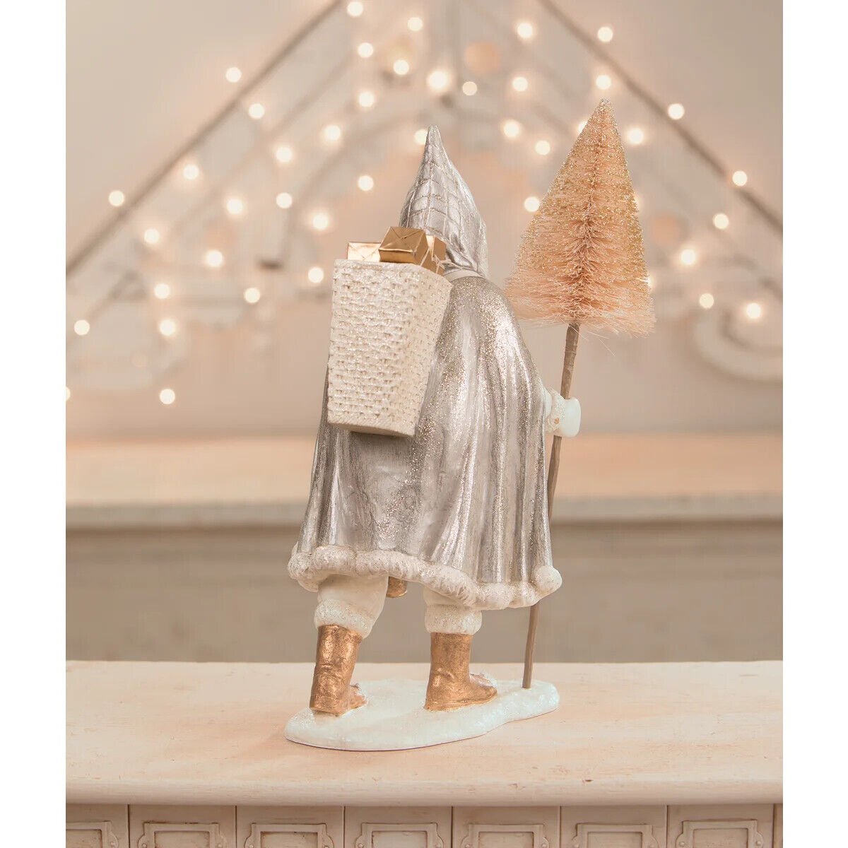 Bethany Lowe Christmas Frosted Metallics Santa TD1169 - The Primitive Pineapple Collection