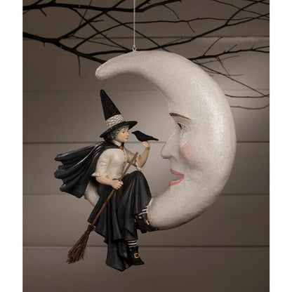 Bethany Lowe Halloween Bewitching Moon Witch TD1195