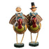 ESC Thanksgiving Fall Pilgrim Tom & Goodie on Turkey Gobbler Lori Mitchell 92295 - The Primitive Pineapple Collection