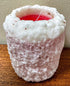 Primitive/Country Handcrafted Electric Hearth Candle Cranberry Chutney 5" x 4&