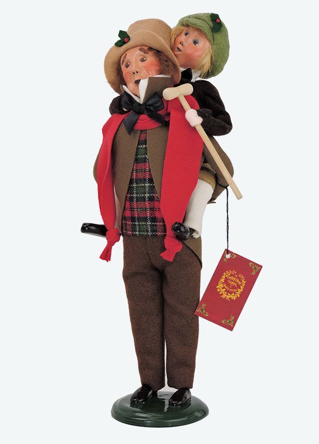Colonial Byers Choice Christmas Bob Crotchet/Tiny Tim 209 Authorized Dealer - The Primitive Pineapple Collection