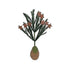 Primitive/Colonial 11" Paper Mache Pear w/Feather Tree Christmas Rusty Stars - The Primitive Pineapple Collection