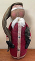 Primitive Christmas 19" Stump Santa Doll w/ Holiday Greens - The Primitive Pineapple Collection