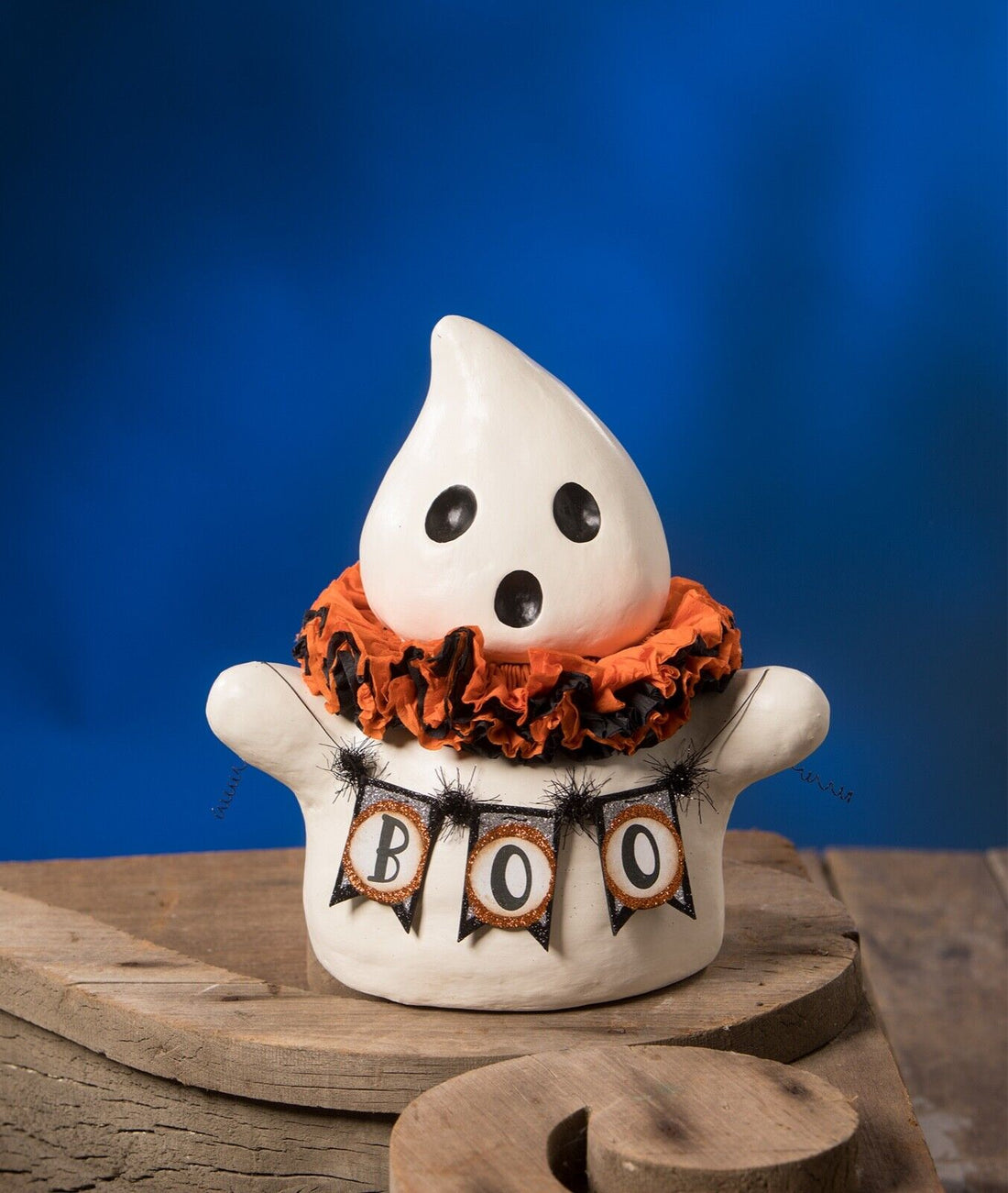 Bethany Lowe Halloween Boo Ghostie Large MA0413 - The Primitive Pineapple Collection