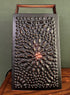 Primitive Colonial Punched Tin Cheese Grater Tabletop Accent Light w/ Bulb - The Primitive Pineapple Collection