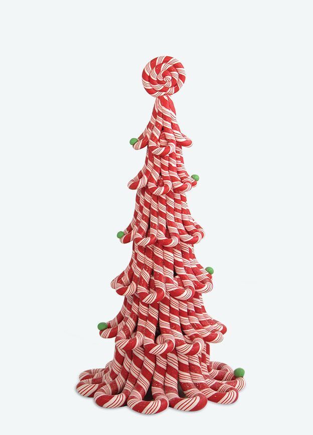 Byers Choice Carolers Christmas Red Candy Cane Tree GBT4 Authorized Dealer - The Primitive Pineapple Collection