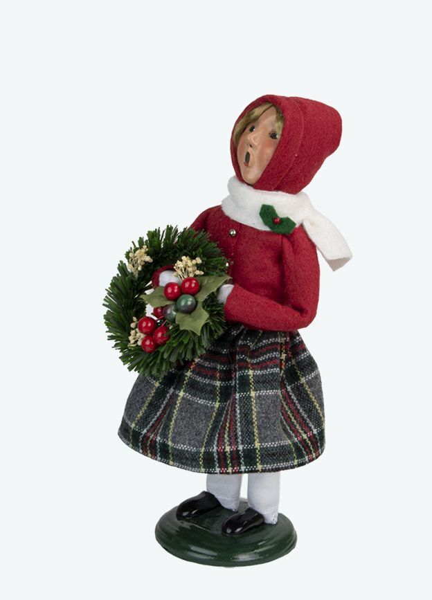 Byers Choice Carolers Christmas Walker Family Girl 1222G - The Primitive Pineapple Collection