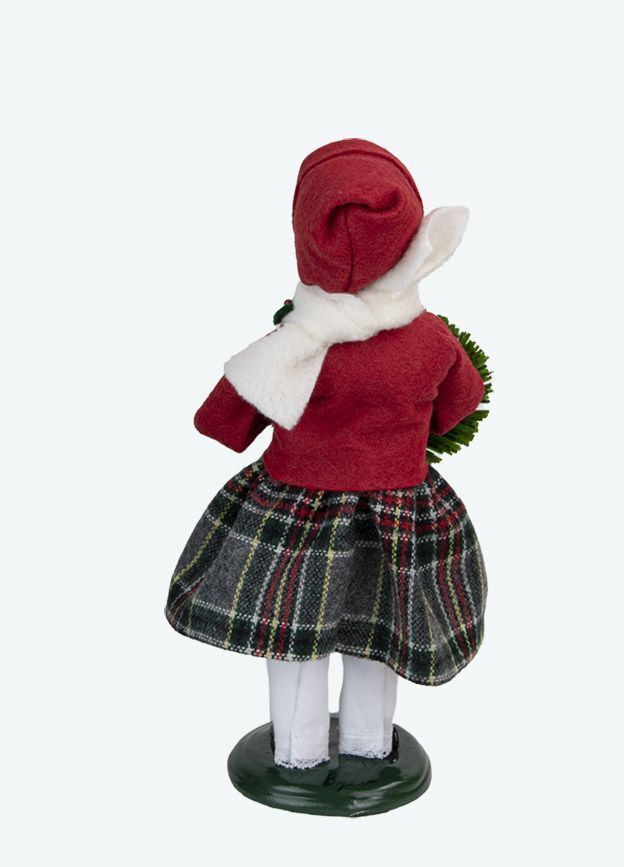 Byers Choice Carolers Christmas Walker Family Girl 1222G - The Primitive Pineapple Collection