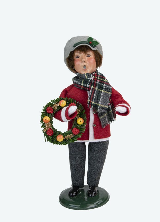 Byers Choice Carolers Christmas Walker Family Boy 1222B - The Primitive Pineapple Collection