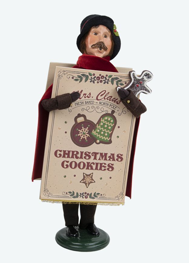 Byers Choice Carolers Christmas Sandwich Board Man 4071 - The Primitive Pineapple Collection