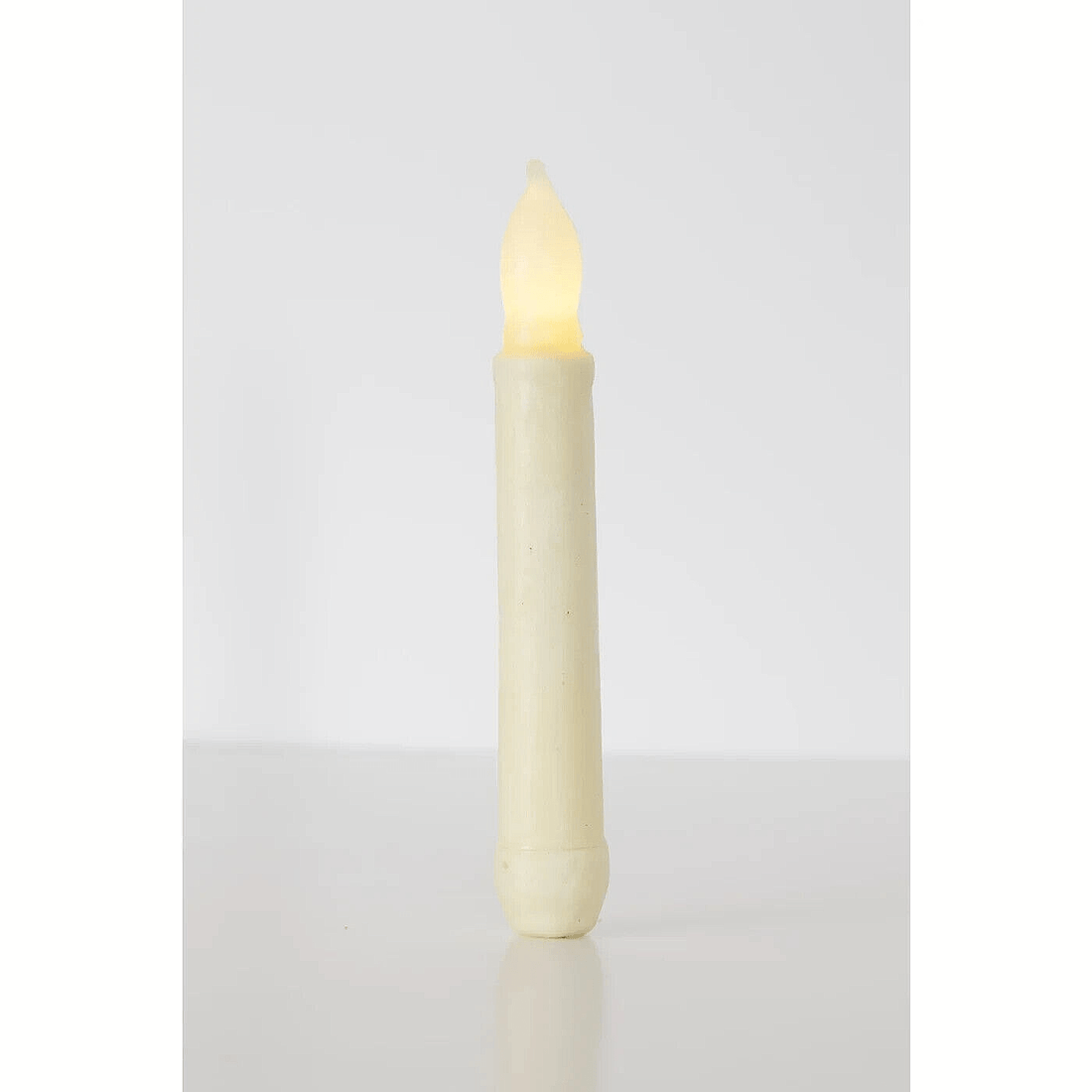 Primitive Farmhouse 6 White Cream Candle w/ 6 hr Timer Holiday - The Primitive Pineapple Collection