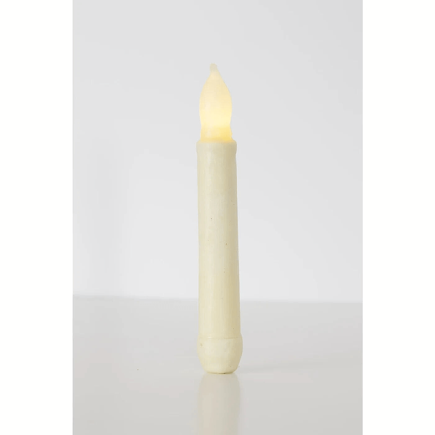 Primitive Farmhouse 6 White Cream Candle w/ 6 hr Timer Holiday - The Primitive Pineapple Collection