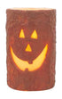 Fall/Halloween Timer 3" x 5" Jack O Lantern/Pumpkin LED Candle - The Primitive Pineapple Collection