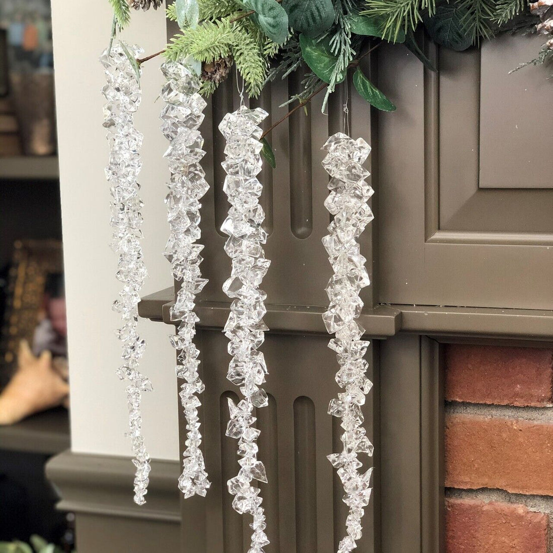 Primitive Ragon House Christmas 15" Icicle Hanging Ornament - The Primitive Pineapple Collection