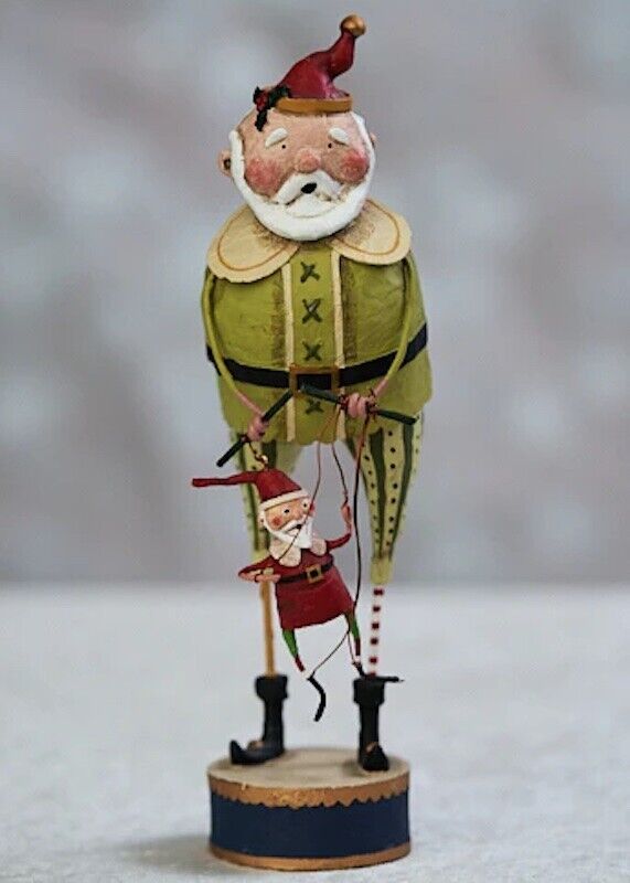 Christmas Lori Mitchell Santa The Toymaker Figurine 20903 - The Primitive Pineapple Collection