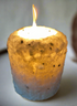 Primitive/Country Handcrafted Electric Hearth Vanilla Bean Candle 5" x 4’5" - The Primitive Pineapple Collection