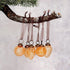 Handcrafted Christmas Handcrafted 1" Mixed Design Glass Ornaments 6 pc Retro - The Primitive Pineapple Collection