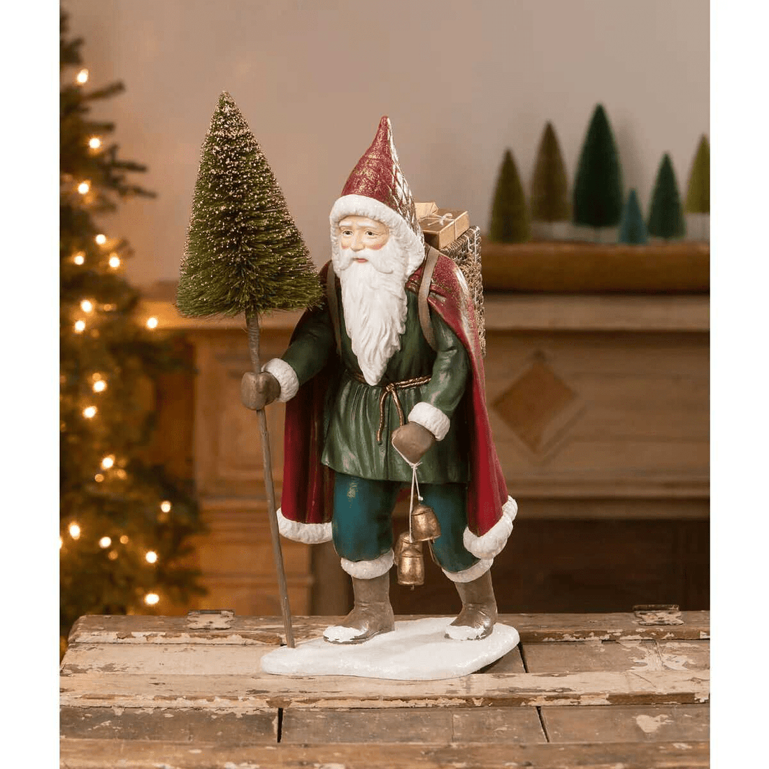 Bethany Lowe Christmas 19" Jewel-Tide Father Christmas Santa TD1146 g - The Primitive Pineapple Collection