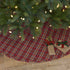 Christmas Holiday Plaid Galway Tree Skirt 48" - The Primitive Pineapple Collection