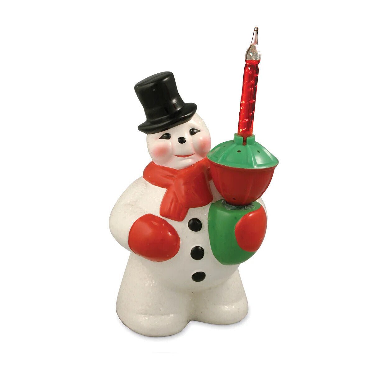 Bethany Lowe Christmas Retro Look Electric Snowman Bubble Light LG9866 - The Primitive Pineapple Collection