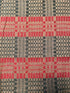 Primitive Bedford Weave Red Green Beige 52" x 74"" Christmas Throw - The Primitive Pineapple Collection