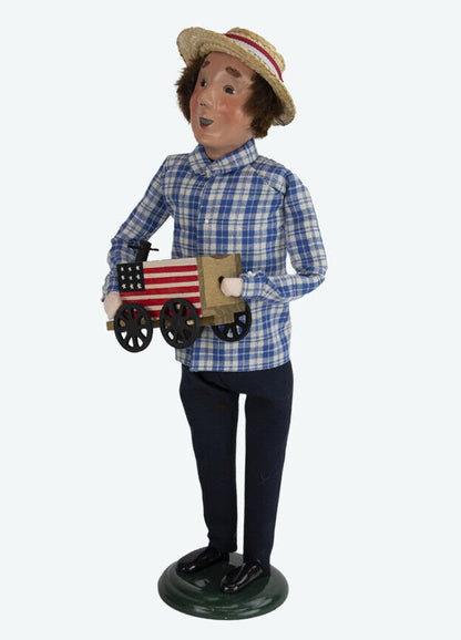 Byers Choice Carolers American Flag Patriotic Man 2023 New - The Primitive Pineapple Collection